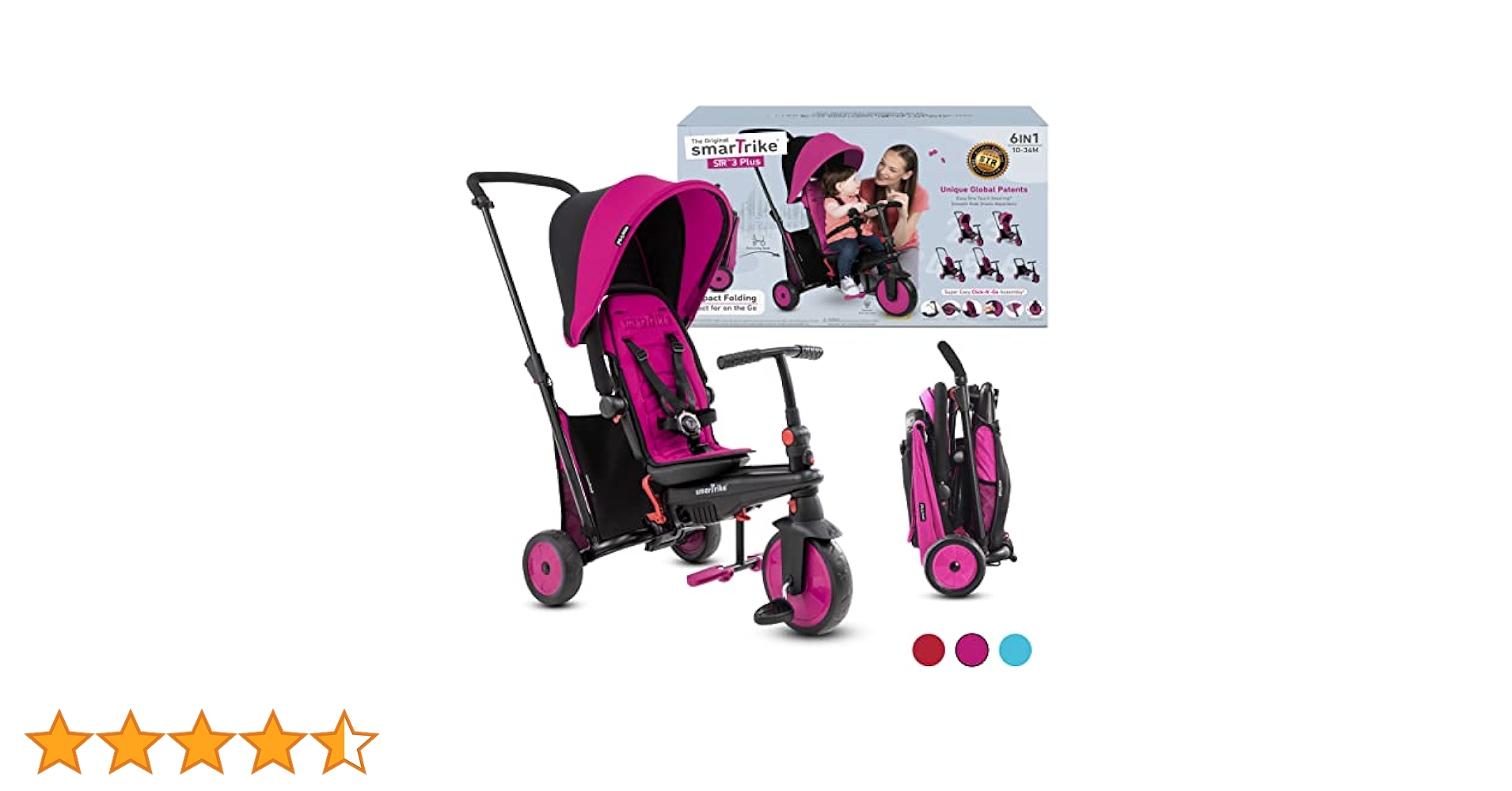 smarTrike STR3 三輪車　一式 Amazon.co.jp: スマートトライク STR3 三輪車 折りたたみ 1歳